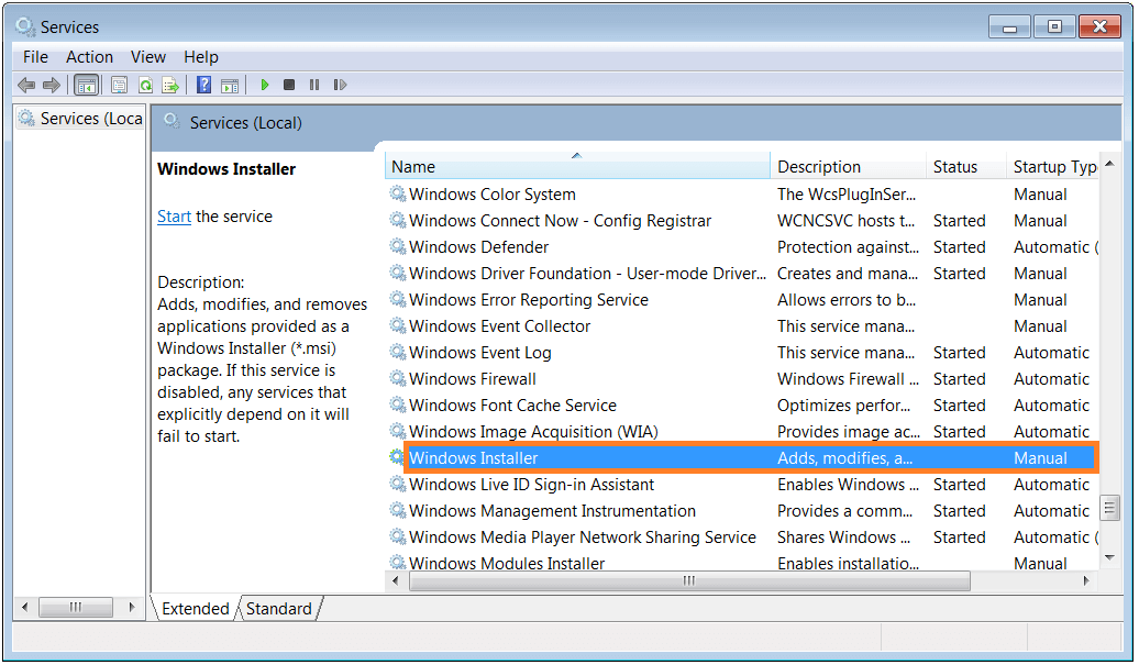 Program Setup - Services msc - Automatic - SolvuSoft